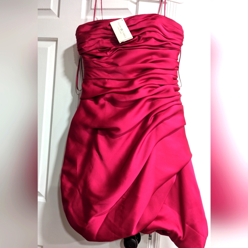 FUCHSIA Party Dress (thin strap) SIZE 12!!!
